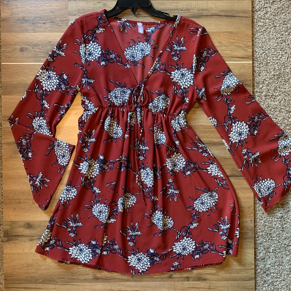Boho mini dress